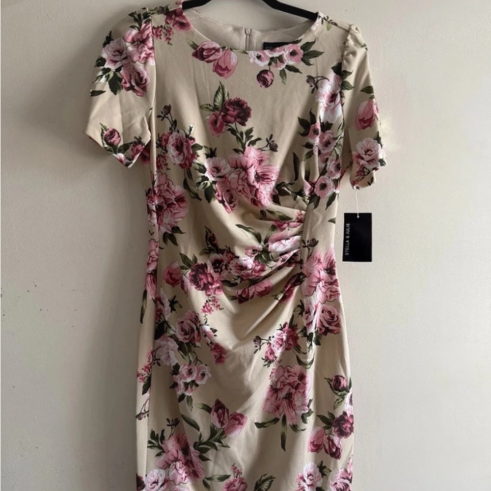 Stella & Julie Women's Floral Print Midi Dress - Picture 2 of 8